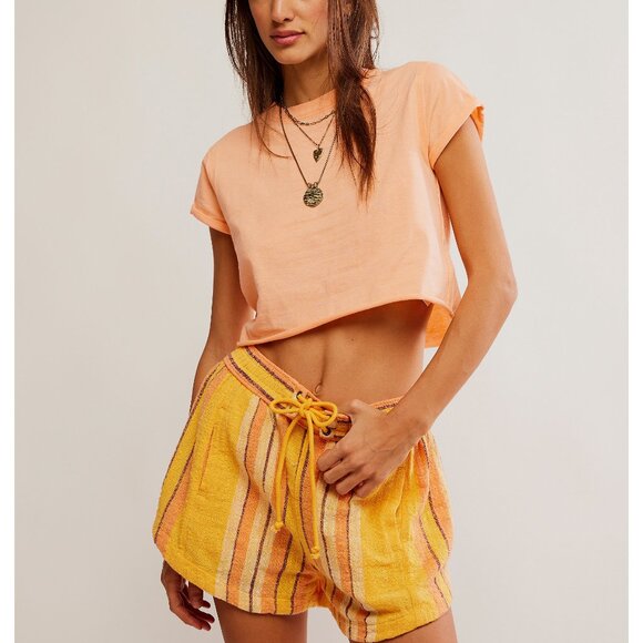 🆕 FREE PEOPLE We The Free The Perfect Tee / Spring Melon - Picture 1 of 6